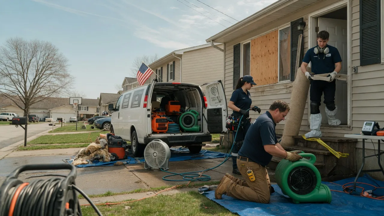 Water Damage Restoration in Salamonia, IN near me
